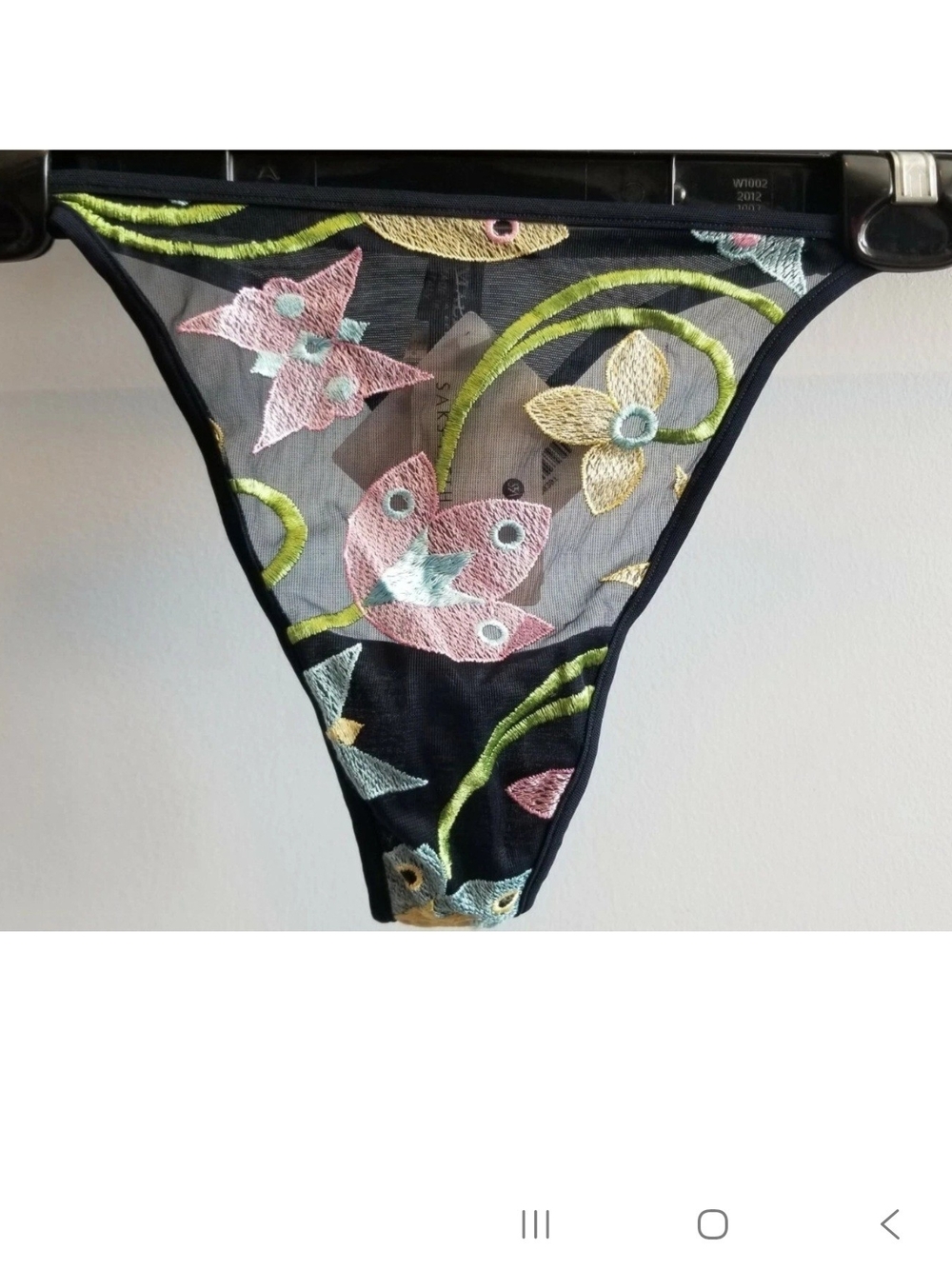 MALIZIA by LA PERLA WOMEN THONG PANTY SIZE L NWT